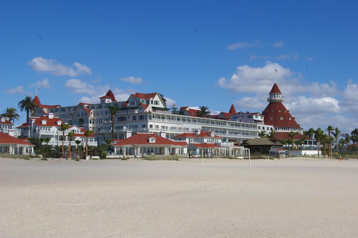Coronado Beach with the Hotel del Coronado