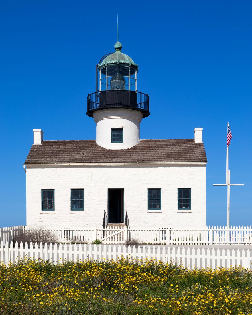 El faro antiguo de Point Loma