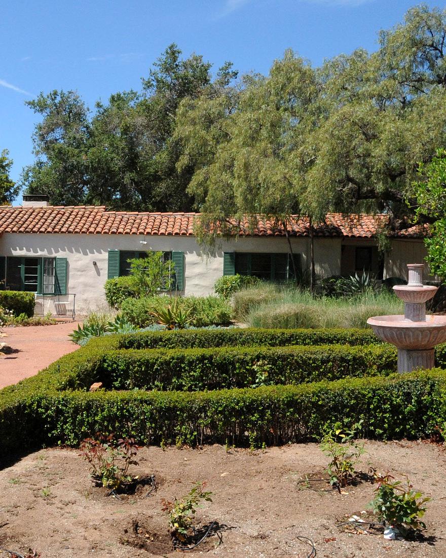 Historic house and garden in Rancho Santa Fe